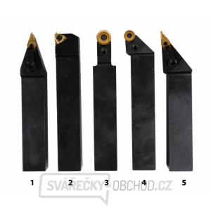 Soustružnické nože HM 25 mm, sada - 5 ks Soustružnické nože HM 25 mm, sada - 5 ks gallery main image