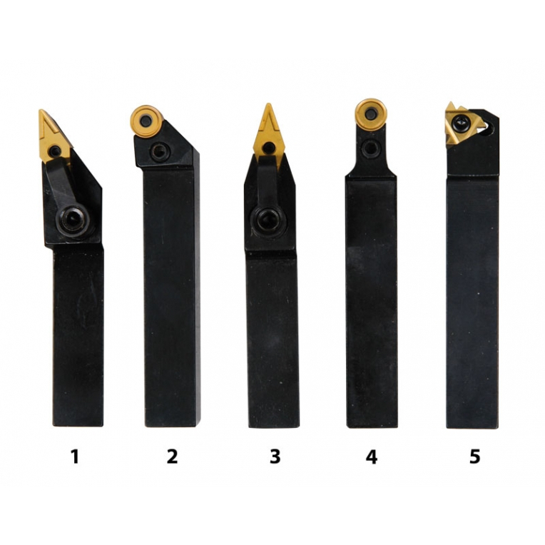 Soustružnické nože HM 16 mm, sada - 5 ks 3441610