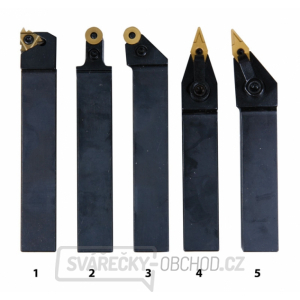 Soustružnické nože HM 20 mm, sada - 5 ks Soustružnické nože HM 20 mm, sada - 5 ks gallery main image