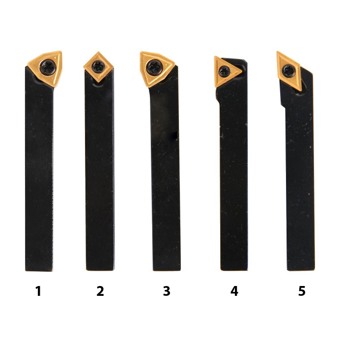 Soustružnické nože HM 8 mm, sada - 5 ks 3441662