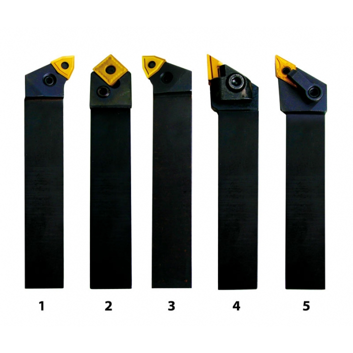 Soustružnické nože HM 25 mm, sada - 5 ks 3441672