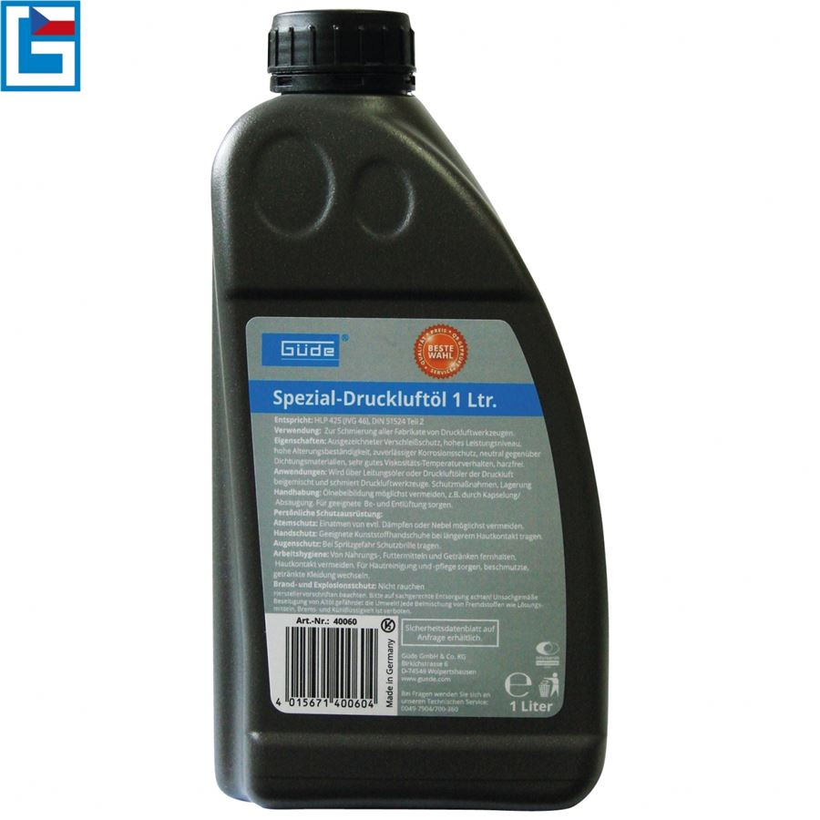 Levně GÜDE Olej pro pneumatické nářadí, 1l 40060
