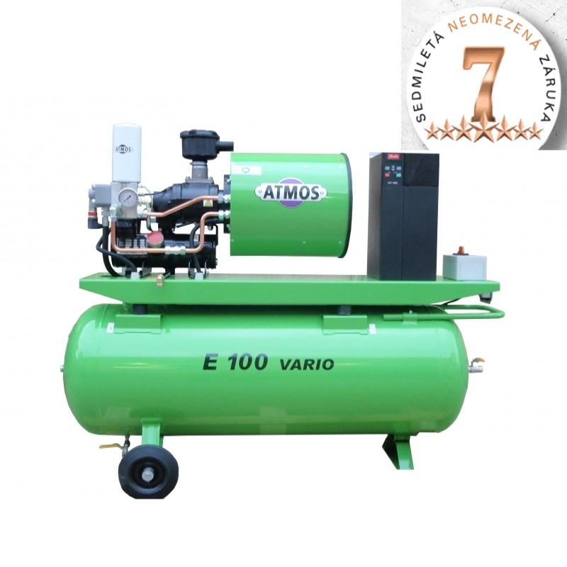 Levně Šroubový kompresor Atmos Albert E.100 Vario + vzdušník + sušička E.100VS