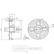 Čtyřčelisťové sklíčidlo ø 150 mm Náhled