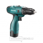 Aku vrtací šroubovák EXTOL 16,6V Li-ion (2x), 1300mAh Aku vrtací šroubovák EXTOL 16,6V Li-ion (2x), 1300mAh náhled