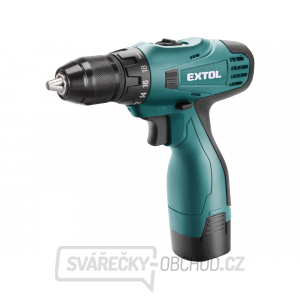 Aku vrtací šroubovák EXTOL 16,6V Li-ion (2x), 1300mAh Aku vrtací šroubovák EXTOL 16,6V Li-ion (2x), 1300mAh gallery main image
