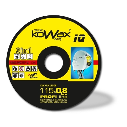 Řezný kotouč KOWAX 115x0,8x22,2 KWXRK11508v