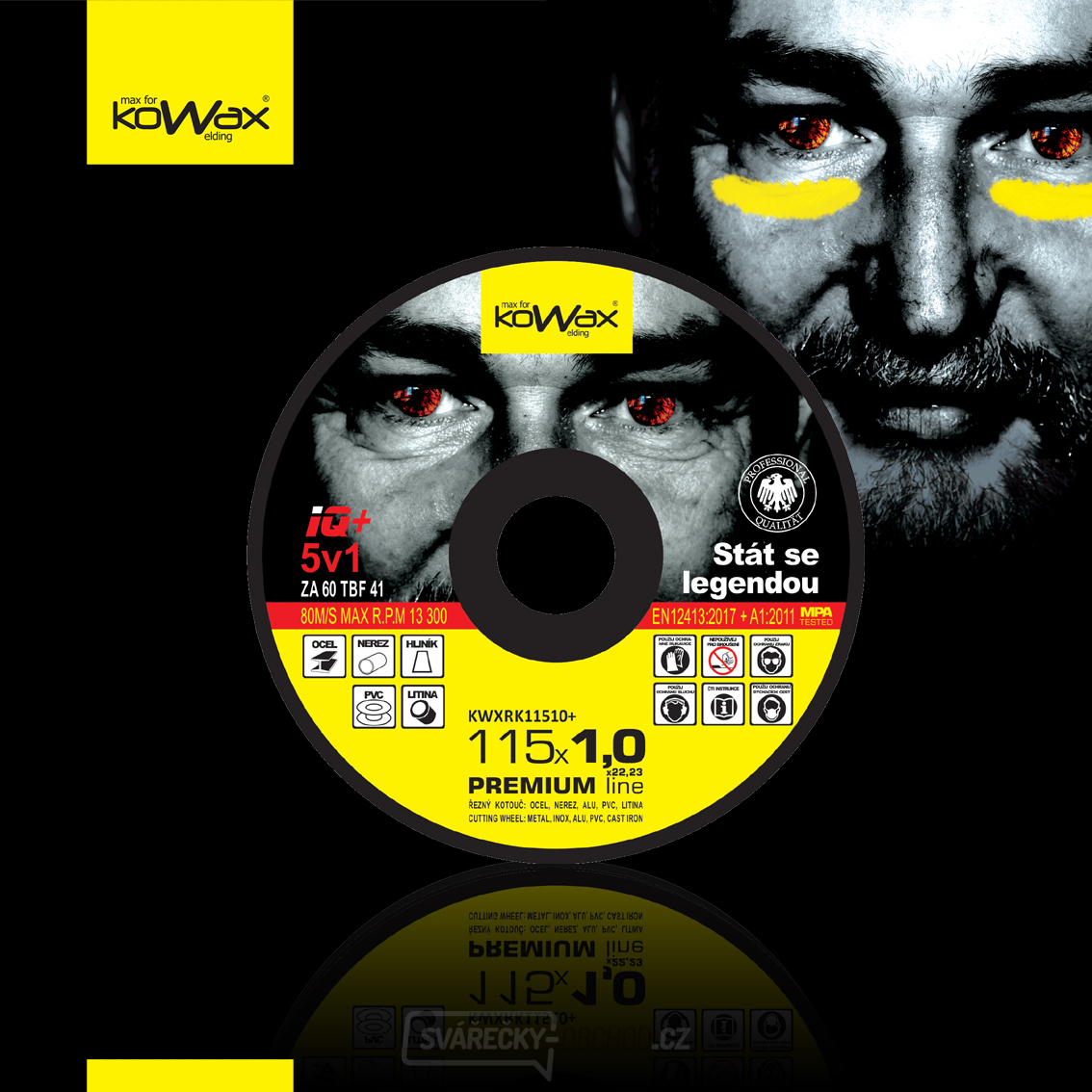 Řezný kotouč KOWAX IQ+ 5v1 115x1,0mm