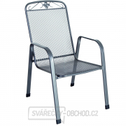 Savoy - stohovatelná židle z tahokovu, tmavě šedá gallery main image