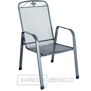 Savoy - stohovatelná židle z tahokovu, tmavě šedá
