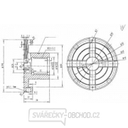 Čtyřčelisťové sklíčidlo ø 100 mm, sada 2 Náhled