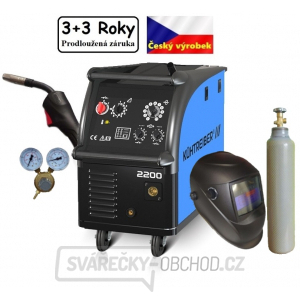 KIT 2200 Standard 4kladka + hořák + ventil + samostmívací kukla + láhev CO2 s náplní