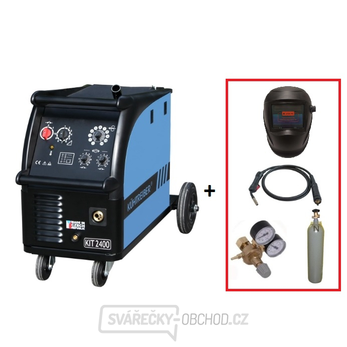 KIT 2400 Standard 4-kladka + hořák + ventil + samostmívací kukla + láhev CO2 plná