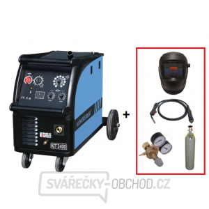 KIT 2400 Standard 4-kladka + hořák + ventil + samostmívací kukla + láhev CO2 plná gallery main image