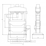 Hydraulický lis WPP 100 HBK D 1500 Náhled