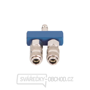 Vzduchová rozbočka se 2 rychlospojkami Vzduchová rozbočka se 2 rychlospojkami gallery main image