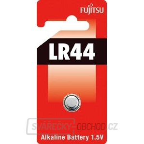 Fujitsu alkalická baterie LR44, blistr 1ks