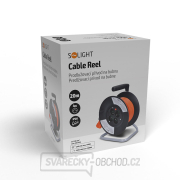 Solight prodlužovací kabel na bubnu, 4 zásuvky, oranžový kabel, černý buben, 20m Solight prodlužovací kabel na bubnu, 4 zásuvky, oranžový kabel, černý buben, 20m náhled