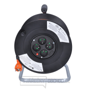 Solight prodlužovací kabel na bubnu, 4 zásuvky, oranžový, 50m Náhled Solight prodlužovací kabel na bubnu, 4 zásuvky, oranžový, 50m Náhled