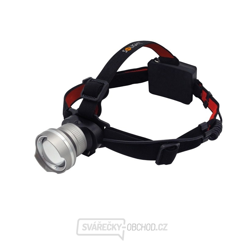 Solight LED čelová svítilna, 300lm, Cree XPG R5, fokus, 3x AA