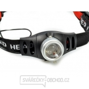 Solight LED stmívatelná čelová svítilna , 3W Cree, 140lm, fokus, 3x AAA Náhled