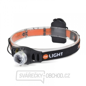 Solight LED stmívatelná čelová svítilna , 3W Cree, 140lm, fokus, 3x AAA