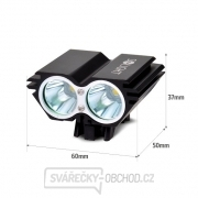 Solight nabíjecí LED cyklo a čelová svítilna, 1100lm, 2x Cree XML-T6 LED, Li-Ion Náhled