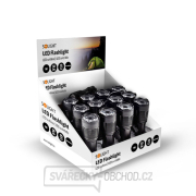 Solight kovová svítilna malá, 1W LED, černá, 1x AA Náhled