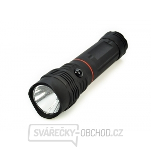 Solight LED svítilna vysouvací, 3W COB + 1W, černá, 4x AAA