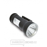 Solight LED svítilna 2v1, 3W CREE + 6x SMD LED, černá, 3 x AA Náhled