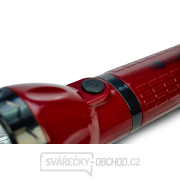 Solight nabíjecí LED svítilna, plug-in, Pb 800mAh, 9x LED, červenočerná náhled