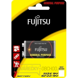Fujitsu zinková baterie 9V, blistr 1ks