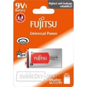 Fujitsu Universal Power alkalická baterie 9V, blistr 1ks gallery main image