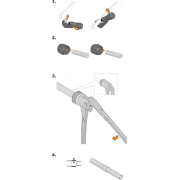 Sada s kleštěmi pro rozšiřování konců měděných trubek Náhled