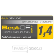 Elektrický přímotop Gude GEH 3000 náhled