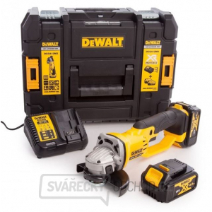 Aku úhlová bruska 125mm DeWalt DCG412M2 18V XR 2x4,0Ah + kufr Aku úhlová bruska 125mm DeWalt DCG412M2 18V XR 2x4,0Ah + kufr gallery main image