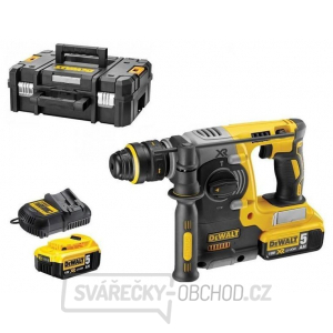 DCH273P2 Bezuhlíkové kombinované kladivo SDS-Plus 26mm, 2x5,0 Ah DeWALT  + kufr gallery main image