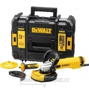 DWE4217KT Úhlová bruska 125mm 1200 W + set na broušení betonu DeWALT gallery main image