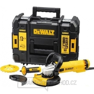 DWE4217KT Úhlová bruska 125mm 1200 W + set na broušení betonu DeWALT