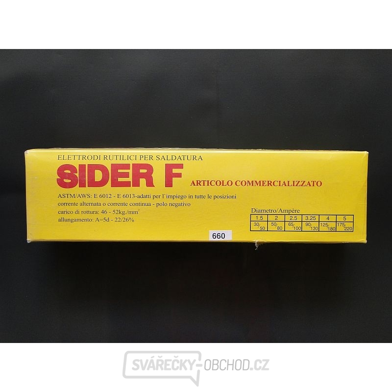 Rutilové elektrody SIDER F 4,0 x 450mm