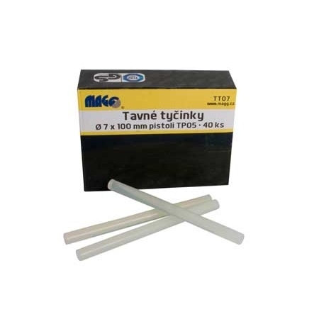 Levně Tavné tyčinky 7 x 100 mm k pistoli TP05 - 40 ks TT07
