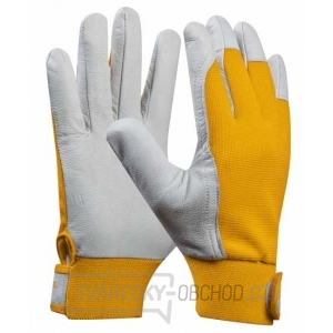 Pracovní rukavice kozinková useň UNI FIT COMFORT blistr - vel.8  Pracovní rukavice kozinková useň UNI FIT COMFORT blistr - vel.8  gallery main image