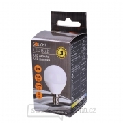 Solight LED žárovka, miniglobe, 6W, E14, 6000K, 450lm Náhled