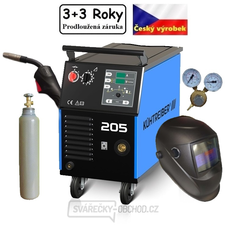 KIT 205 Processor + hořák + kukla + ventil + láhev CO2 plná
