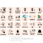 Reflektor LED, 2x800lm, se stojanem 125cm náhled