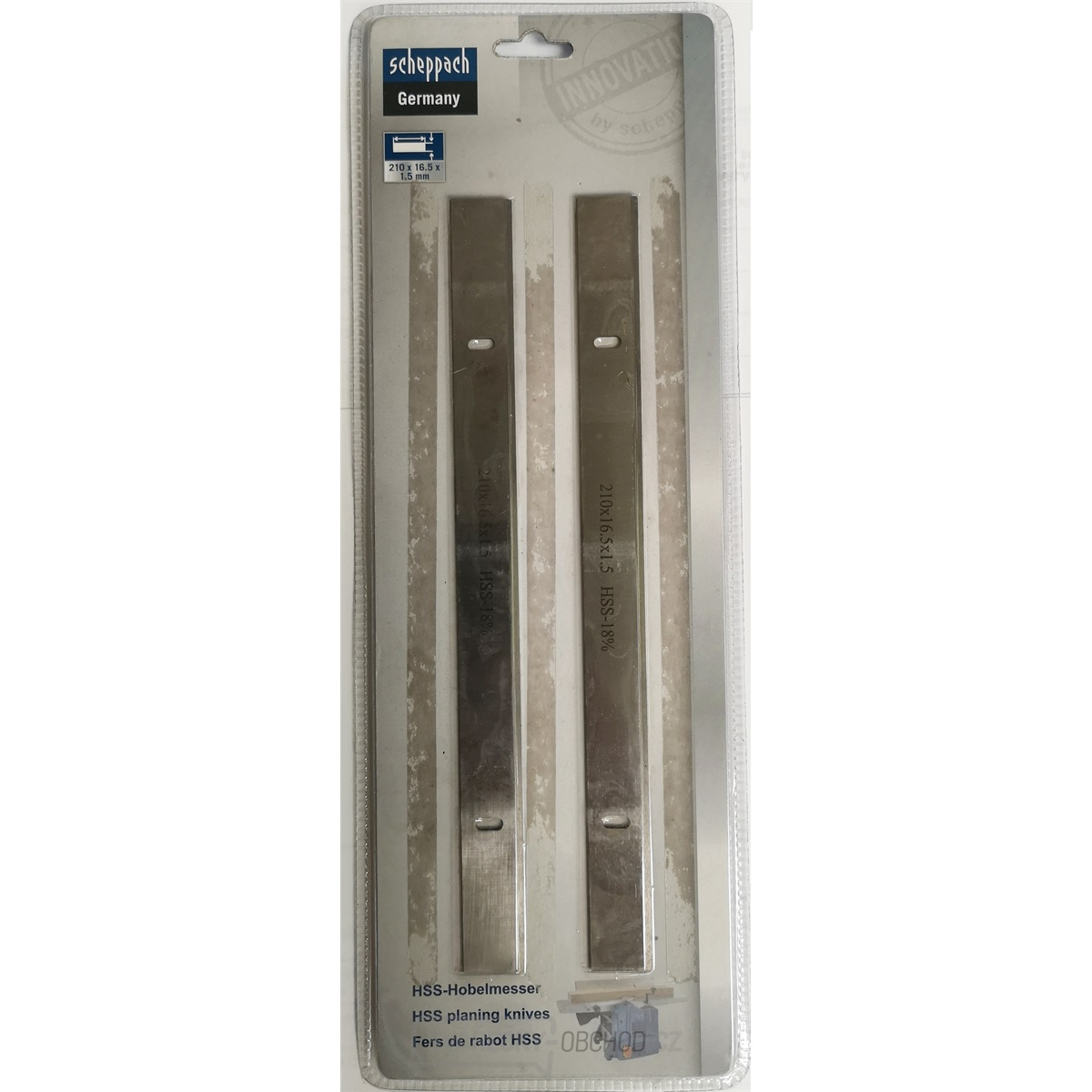 2 ks hoblovacích nožů k HMS 850  2 ks hoblovacích nožů k HMS 850  gallery main image