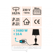 Měřič spotřeby el. energie - wattmetr, kW, kWh, CO2 Náhled