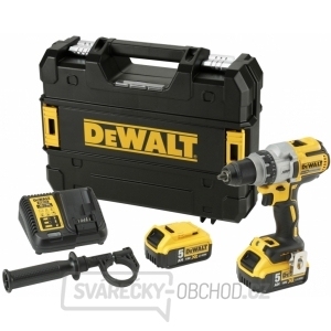 Aku vrtačka bezuhlíková DeWALT DCD991P2 18V třírychlostní, 2x5,0 Ah XR, kufr TSTAK FLEXVOLT DCD991P2