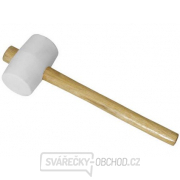 Palička gumová, 55mm bílá pryž gallery main image