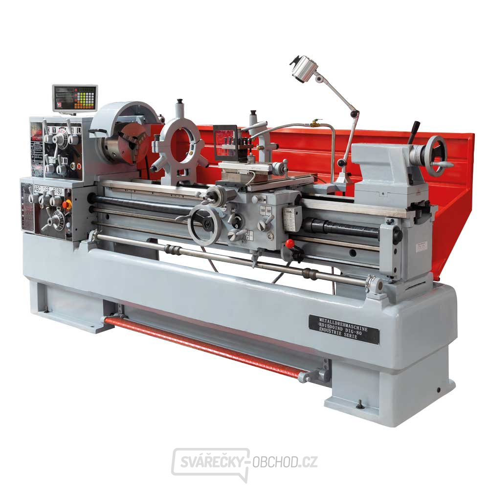 Průmyslový soustruh na kov ED 1500INDDIG-80 400V